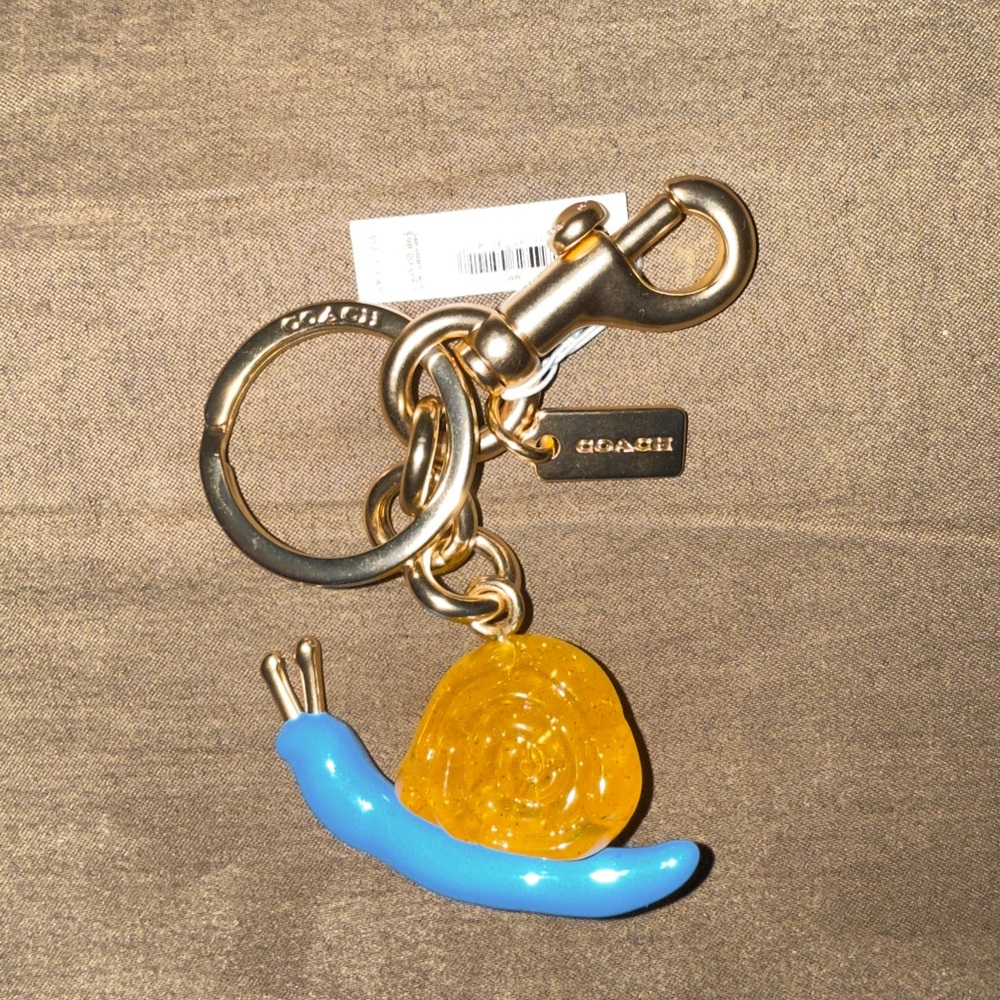 Authentic NWT Coach X Observed By Us Snail Bag Charm